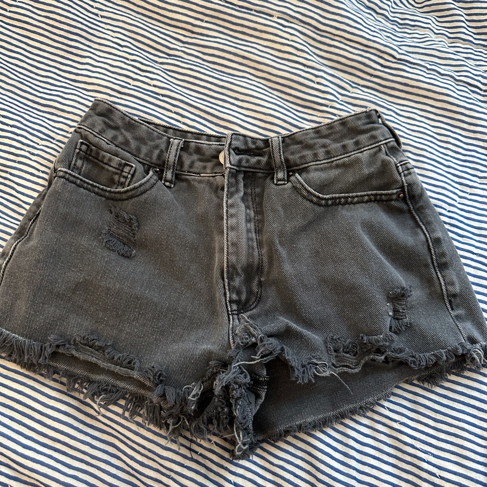 Black pacsun jean shorts